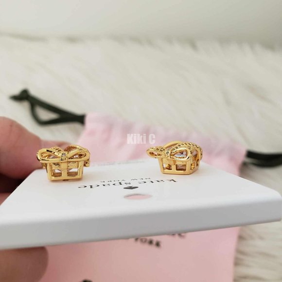Kate Spade Pave Present Studs KF005 - Picture 8 of 10